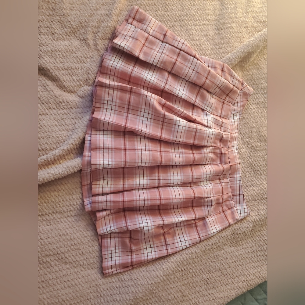 Never worn forever 21 size large school girl skirt